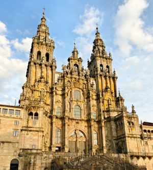 Fachada del Obradoiro de la Catedral de Santiago de Compostela